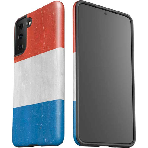 Netherlands Flag Distressed Galaxy S21 FE Pro Case